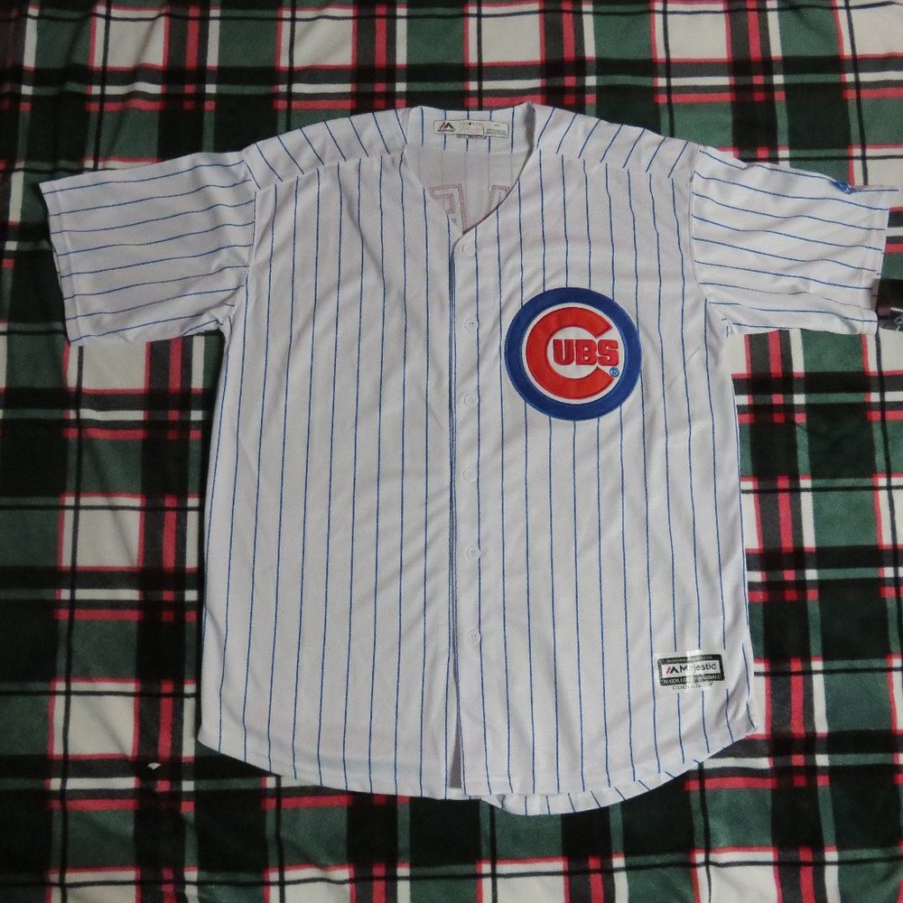 Chicago Cubs Jersey Javier Baez size L. White